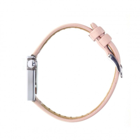 Montre LIP Mach 2000 Mini cadran acier bracelet cuir rose