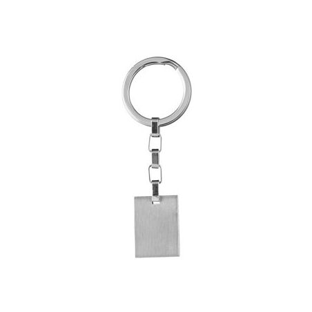 Porte clefs acier plaque rectangulaire Porte clefs acier plaque rectangulaire