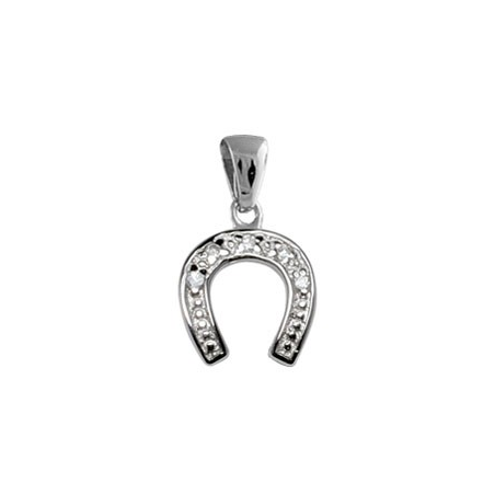 Pendentif argent fer à cheval oxydes Pendentif argent fer à cheval oxydes