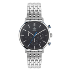Montre ADIDAS tout acier fond noir