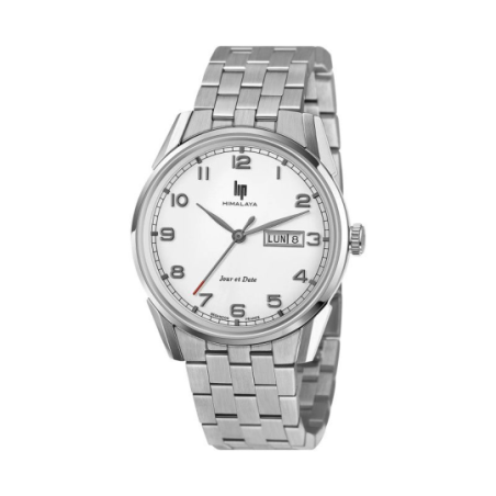 Montre LIP Himalaya en acier affichage jour date