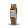Montre LIP Churchill C18 boite carré acier bracelet cuir marron Montre LIP Churchill C18 boite carré acier bracelet cuir marron