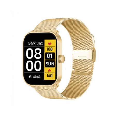 Montre connectée SMARTY 2.0 bracelet milanais doré Montre connectée SMARTY 2.0 bracelet milanais doré