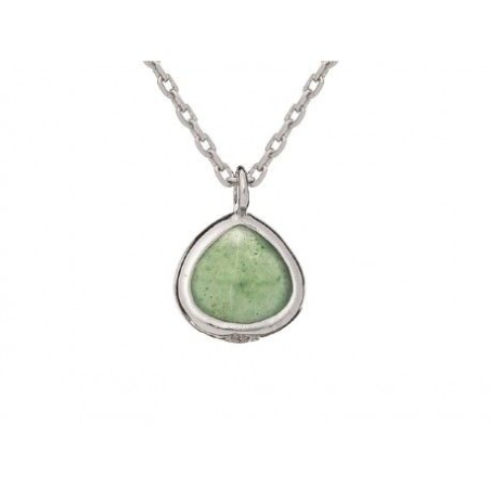 Collier argent aventurine verte Collier argent aventurine verte