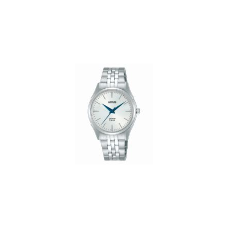 Montre LORUS dame tout acier fond blanc Montre LORUS dame tout acier fond blanc