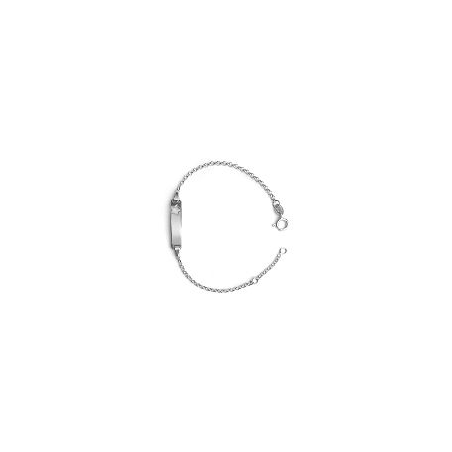 Bracelet identité bébé argent étoile Bracelet identité bébé argent étoile