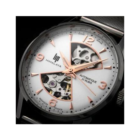 Montre dame LIP Himalaya automatique tout acier bracelet milanais Montre dame LIP Himalaya automatique tout acier bracelet milanais