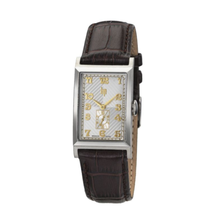 Montre LIP Churchill T24 acier bracelet cuir marron Montre LIP Churchill T24 acier bracelet cuir marron