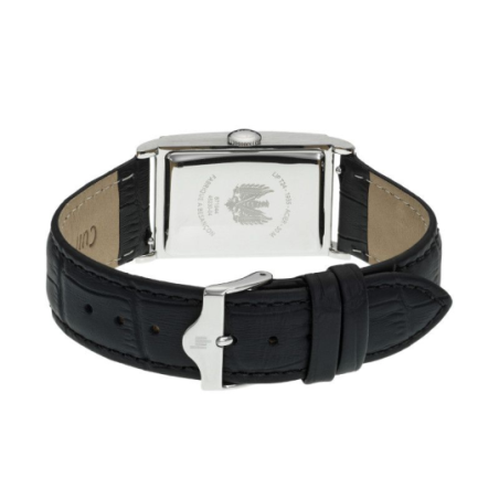 Montre LIP Churchill T24 acier bracelet cuir noir Montre LIP Churchill T24 acier bracelet cuir noir