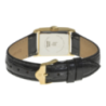 Montre LIP Churchill C18 boite carré acier doré bracelet cuir noir Montre LIP Churchill C18 boite carré acier doré bracelet cuir noir