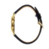Montre LIP Himalaya cadran acier doré bracelet cuir noir Montre LIP Himalaya cadran acier doré bracelet cuir noir