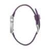 LIP MACH 2000 MINI SQUARE acier bracelet cuir violet LIP MACH 2000 MINI SQUARE acier bracelet cuir violet