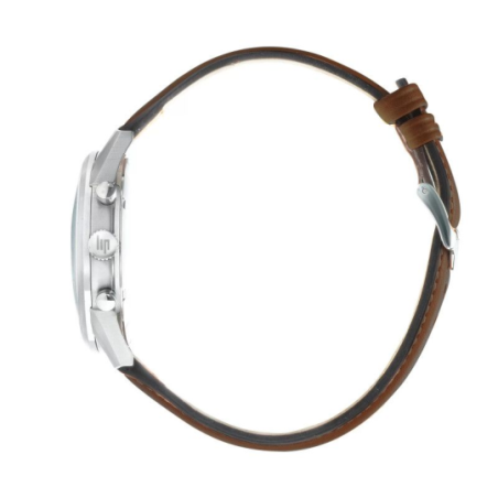 Montre LIP Himalaya chrono en acier bracelet cuir marron Montre LIP Himalaya chrono en acier bracelet cuir marron