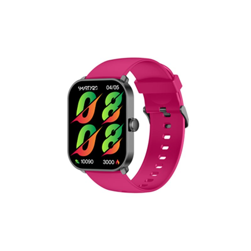 Montre connectée SMARTY 2.0 silicone rose
