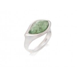 Bague argent aventurine