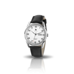 Montre homme LIP Himalaya automatique en acier bracelet cuir noir