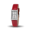 Montre dame LIP Churchill T18 acier bracelet cuir rouge