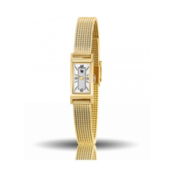 Montre LIP tout acier doré cadran rectangulaire