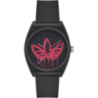 Montre ADIDAS acier noir bracelet silicone Montre ADIDAS acier noir bracelet silicone
