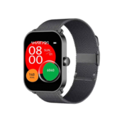 Montre connectée SMARTY 2.0 bracelet milanais noir