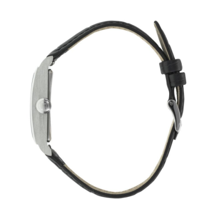 Montre LIP Churchill T24 acier bracelet cuir noir