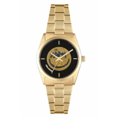 Montre ZADIG ET VOLTAIRE tout acier doré fond noir