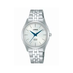 Montre LORUS dame tout acier fond blanc