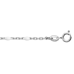 Bracelet argent olives résine blanche