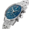 Montre LIP Himalaya chrono tout acier fond bleu
