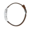 Montre LIP Himalaya chrono en acier bracelet cuir marron