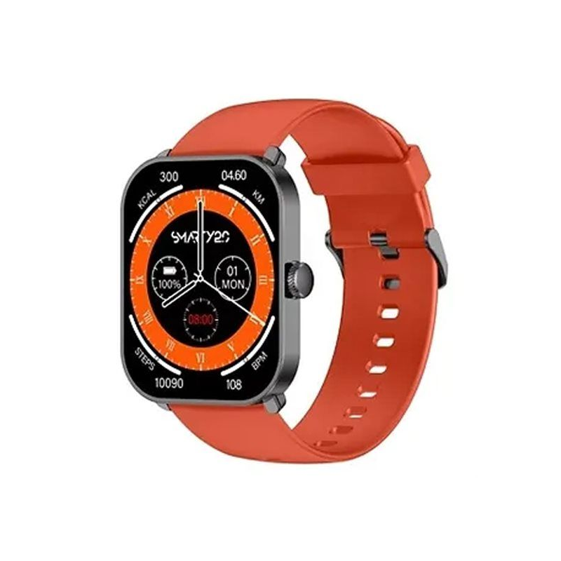 Montre connectée SMARTY 2.0 silicone orange