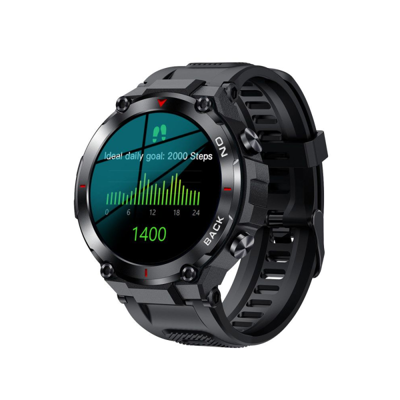 Montre connectée SMARTY 2.0 bracelet silicone noir