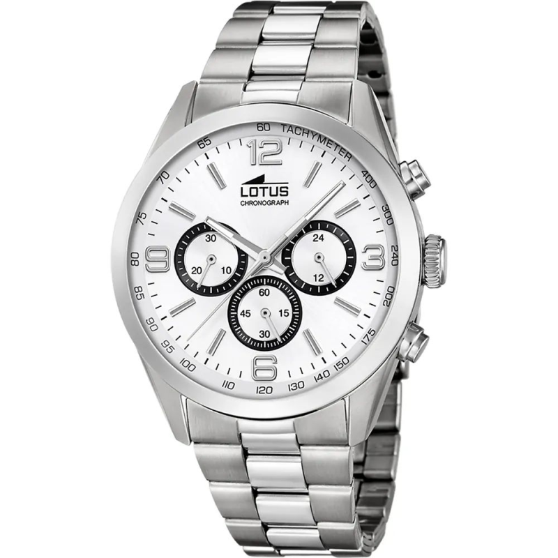 Montre homme chrono LOTUS tout acier