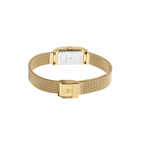 Montre LIP tout acier doré cadran rectangulaire