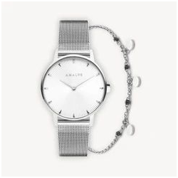 Box AMALYS montre tout acier et bracelet acier