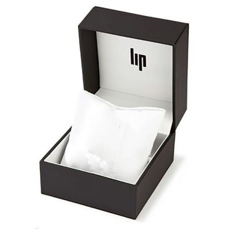 Montre LIP Dauphine 29 dame acier doré bracelet milanais