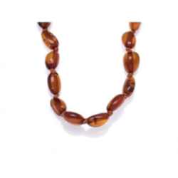 Collier bébé ambre miel cognac