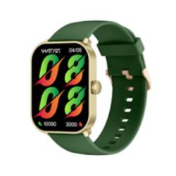 Montre connectée SMARTY 2.0 doré silicone vert